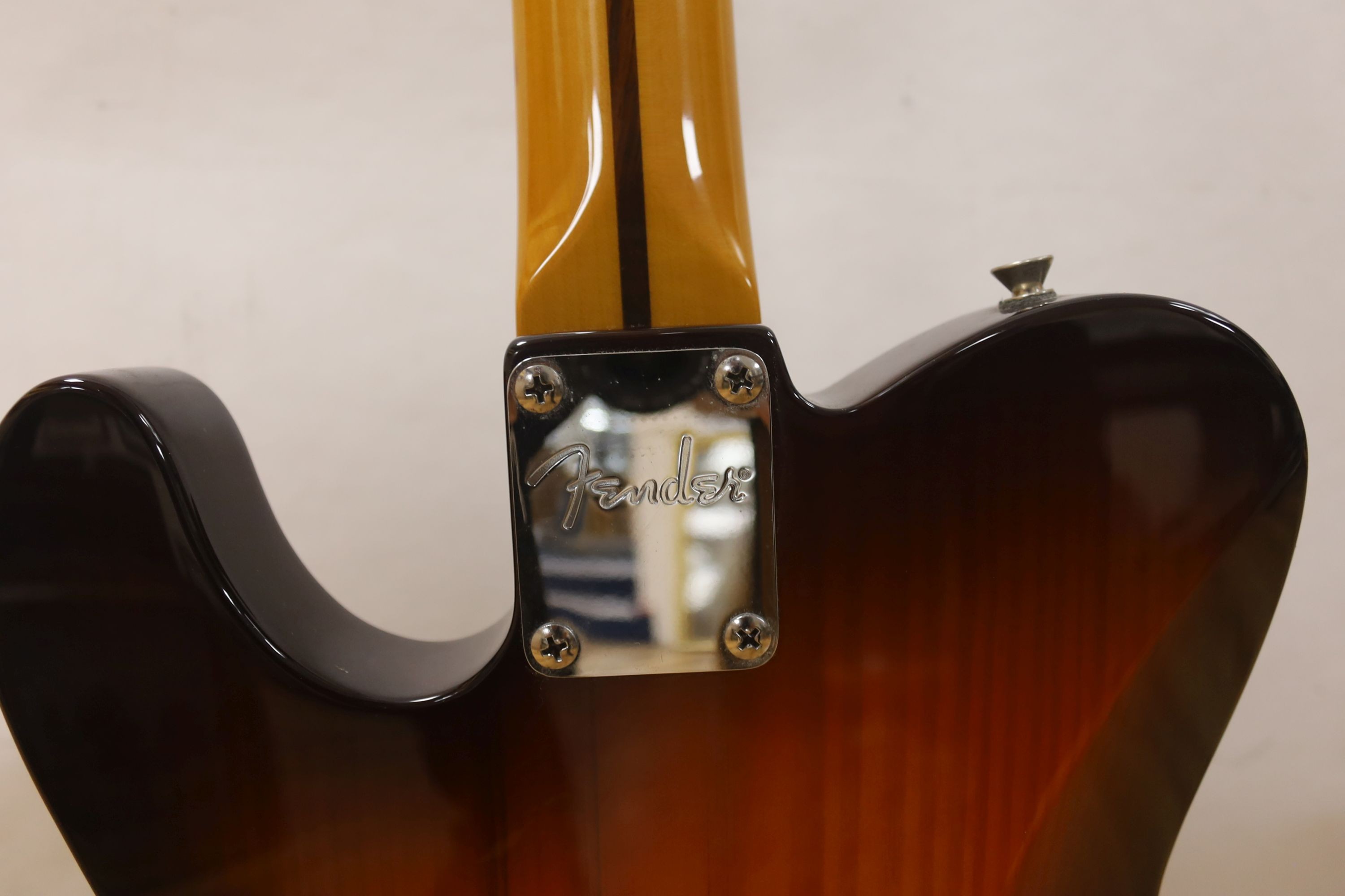 A Fender Telecaster guitar. Serial number CGF1314464